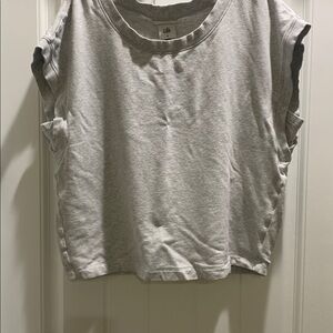 Cabi womans ATC Kickback tee gray Size Medium 5926